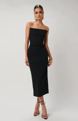 Effie Kats Danna Midi Dress Black Size S / AU 8 for rent on The Volte - image 2