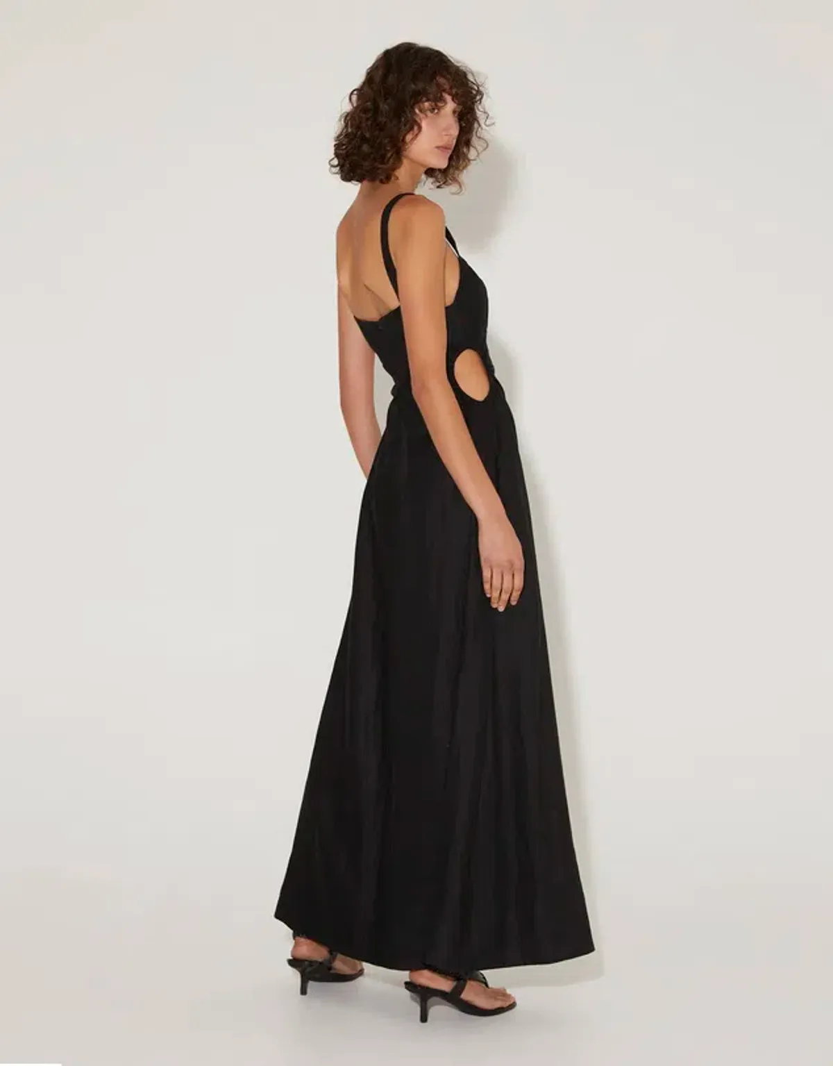 Hansen and Gretel Carlos Maxi Dress Black Size 8 - Image 3