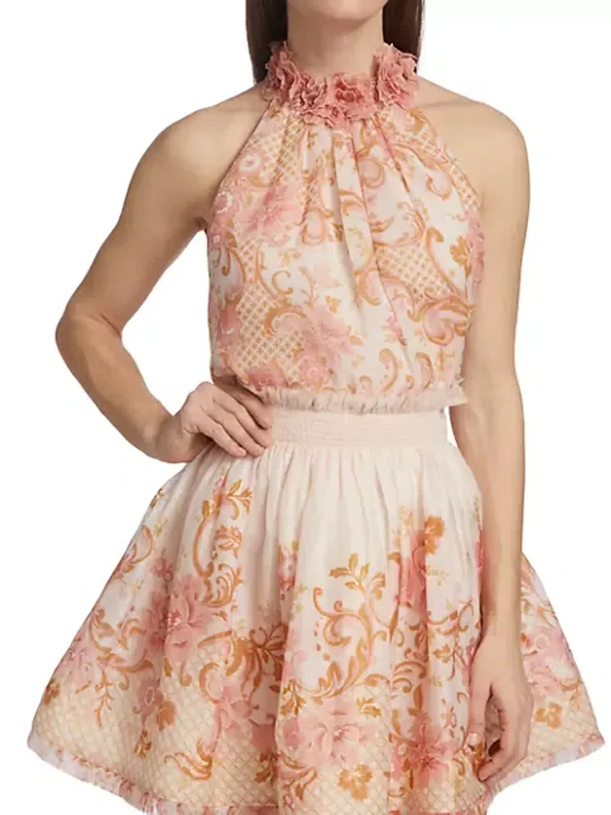 Zimmermann Postcard Flip Skirt and Blouse Set Print Size 3 / AU 14 - Image 2