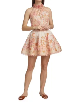 Zimmermann Postcard Flip Skirt and Blouse Set Print Size 3 / AU 14 for rent on The Volte - image 1