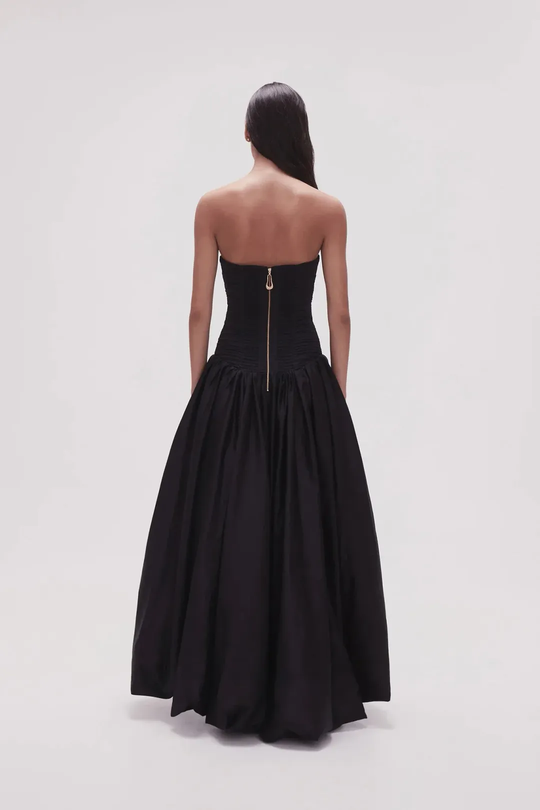 Aje Violette Bubble Hem Maxi Dress Black Size S / AU 8 for rent on The Volte - main image