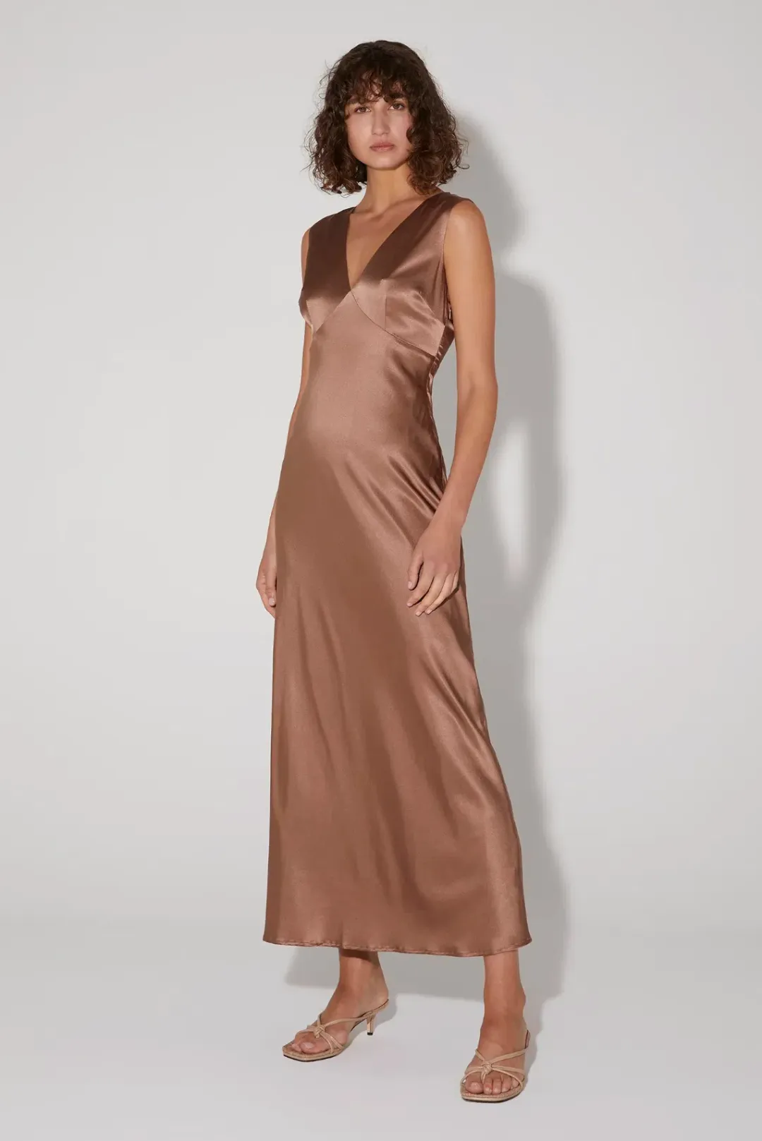 Hansen & Gretel Jessa Dress Fudge Size XS / AU 6 for rent on The Volte - main image