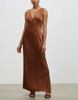 Hansen & Gretel Jessa Dress Fudge Size XS / AU 6 for rent on The Volte - image 1
