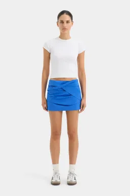 Sir The Label Azul Twist Mini Skirt Cobalt Size 3 / AU 12 for rent on The Volte - image 1