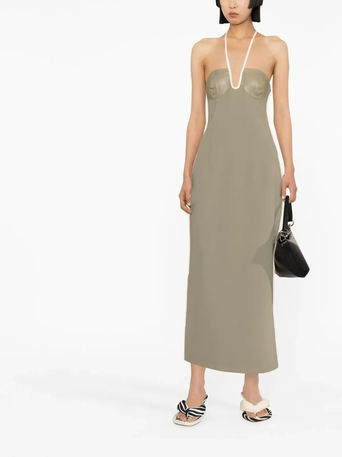 Paris Georgia Nassia Dress Green Size 8 - Image 1