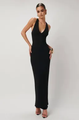Effie Kats Black Eiza Gown Black Size XS/Au 6 for rent on The Volte - image 1