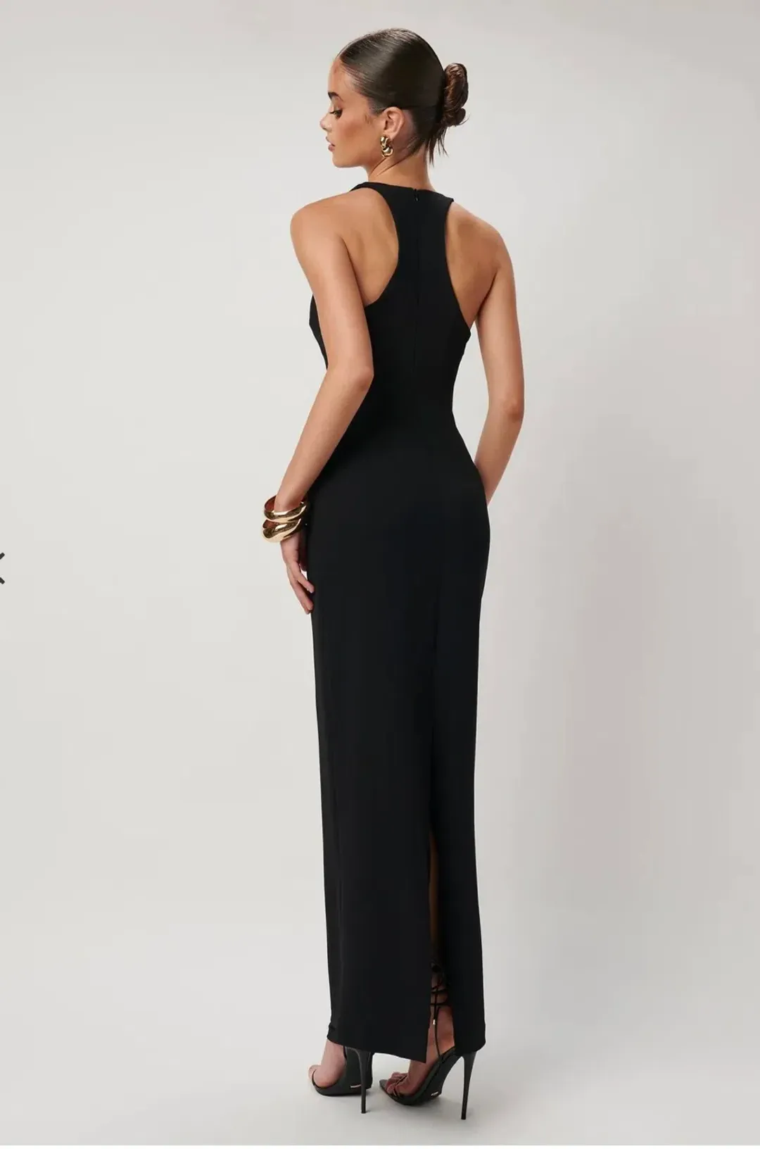 Effie Kats Black Eiza Gown Black Size XS/Au 6 for rent on The Volte - main image