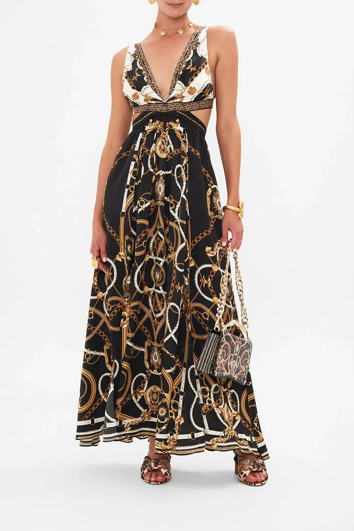 Camilla Cut Out Back Dress Coast To Coast Size XS /Au 6 - Image 1