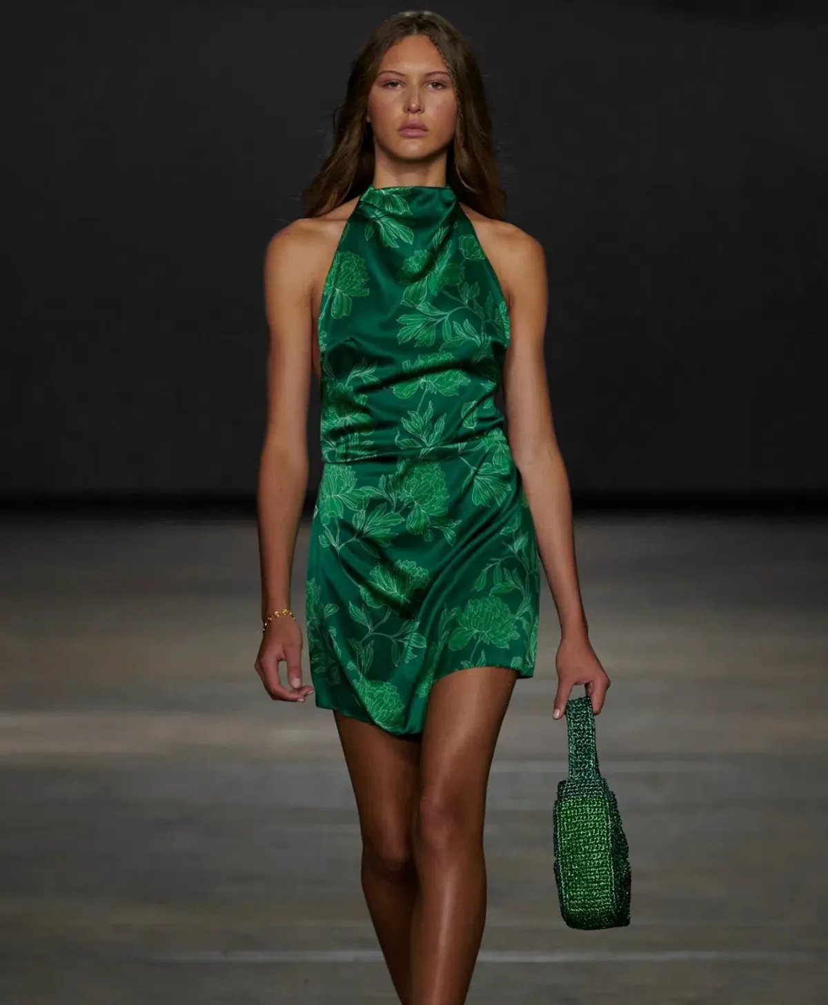 Hansen & Gretel Toni Dress Jade Floral Size XS/Au 6 for rent on The Volte - main image