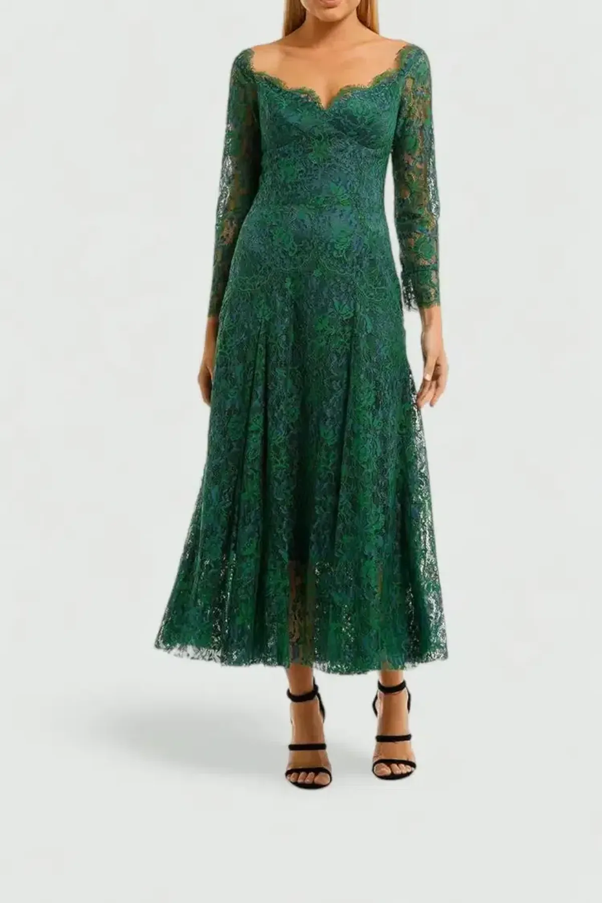 Moss and Spy Kathleen Dress in Green Size 16 - Image 2