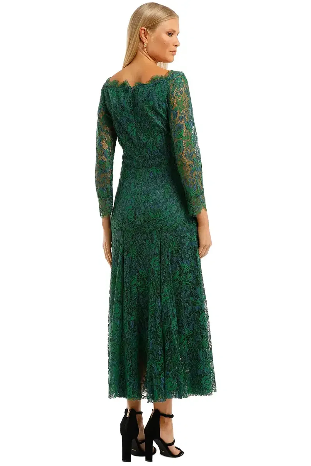 Moss and Spy Kathleen Dress in Green Size 16 - Image 3