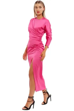 Nicola Finetti Arienne Dress in Pink Size 10 for rent on The Volte - image 3