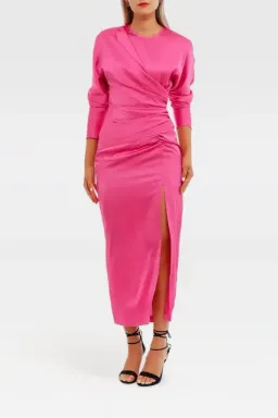 Nicola Finetti Arienne Dress in Pink Size 10 for rent on The Volte - image 4