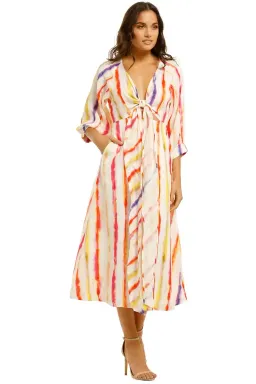 Nicholas Asilah Dress in Brushed Rainbow Size 10 for rent on The Volte - image 2