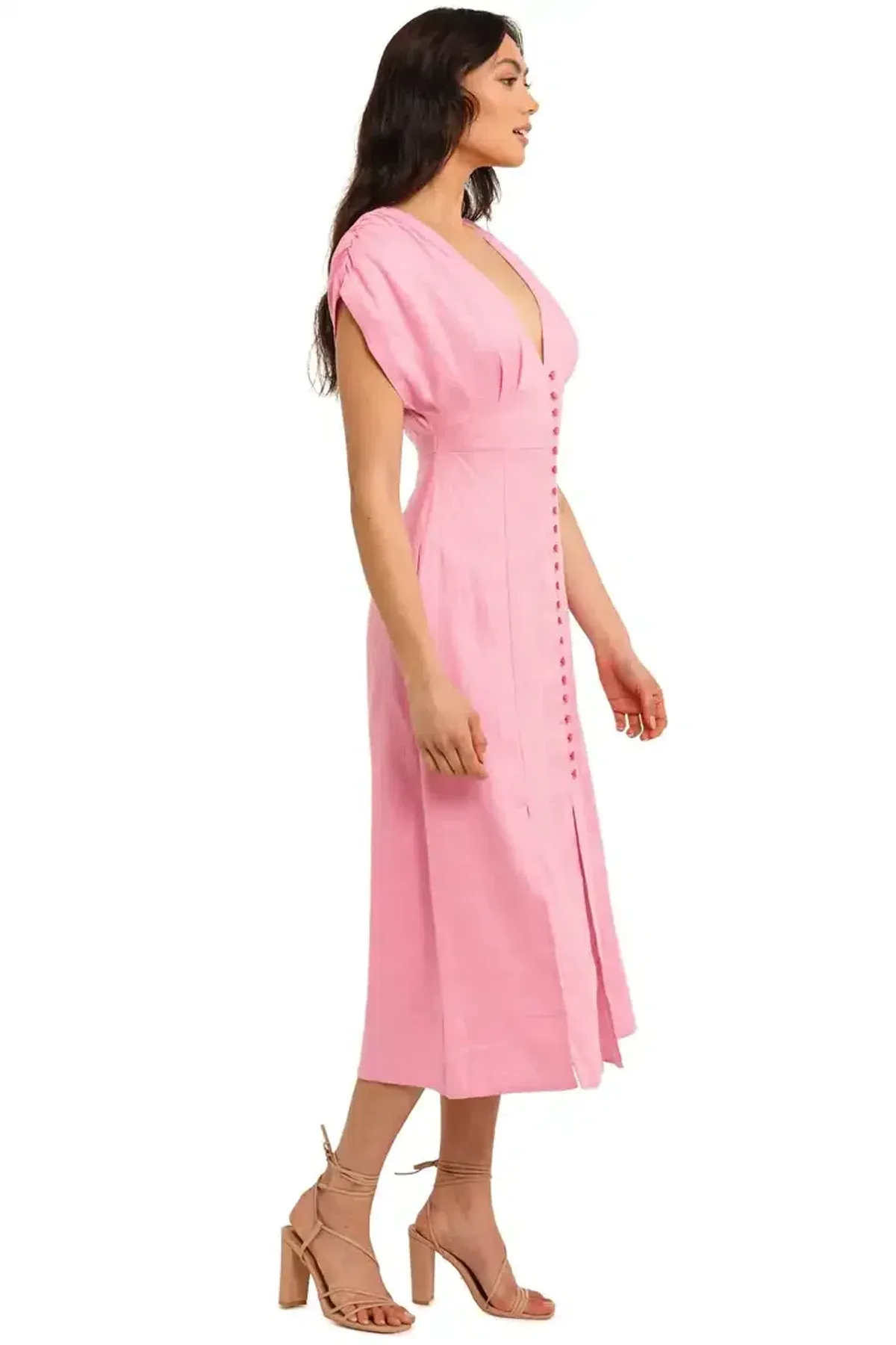 Nicholas Crissy Dress in Flamingo Pink Size 10 - Image 2