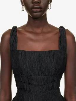 Rachel Gilbert Sophy Strap Midi Dress Black Size 1 / AU 8 for rent on The Volte - image 4