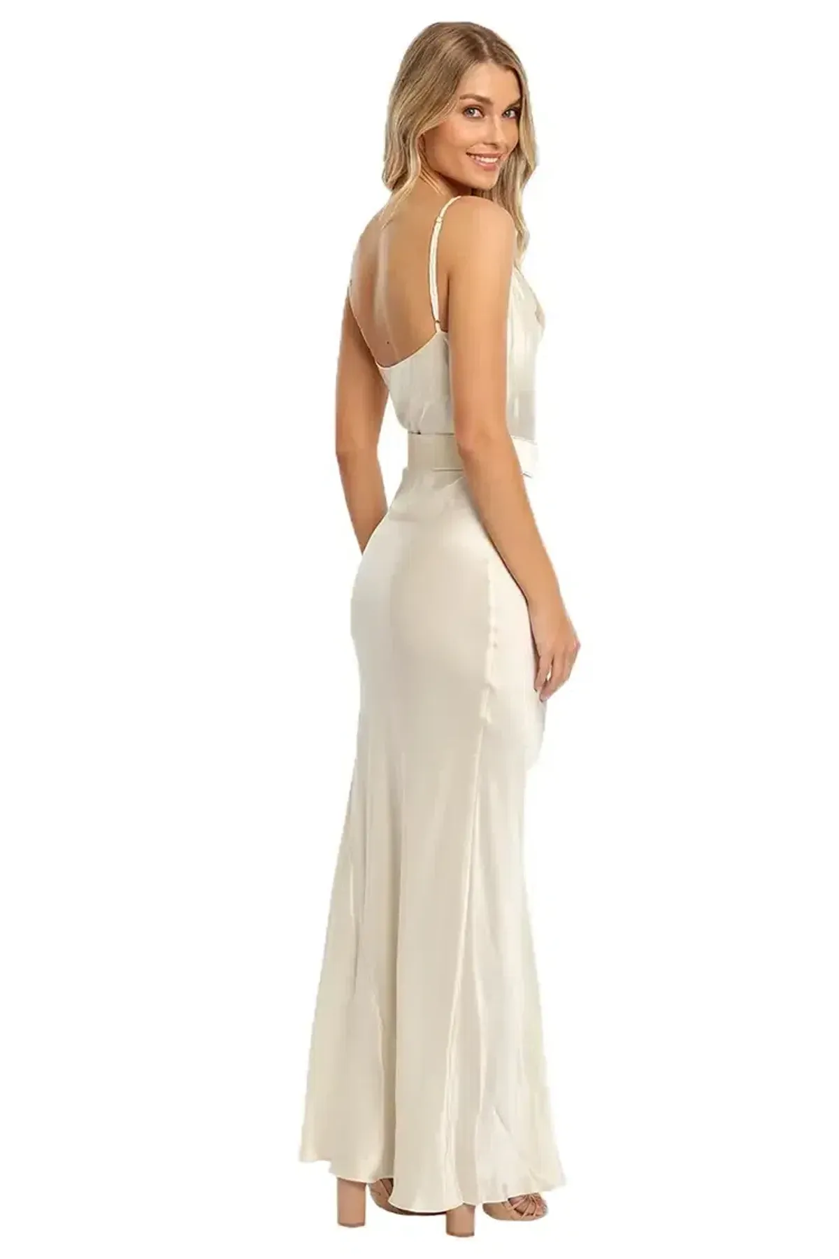 Nicholas Simone Dress in Cream Size 8 - Image 3