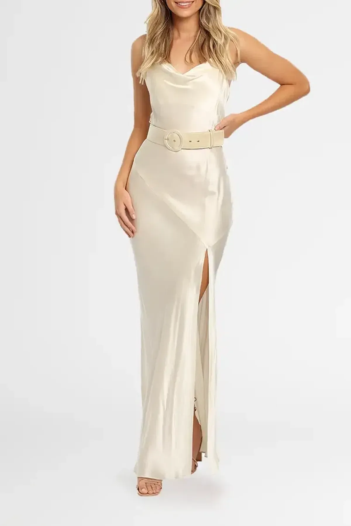Nicholas Simone Dress in Cream Size 8 - Image 2
