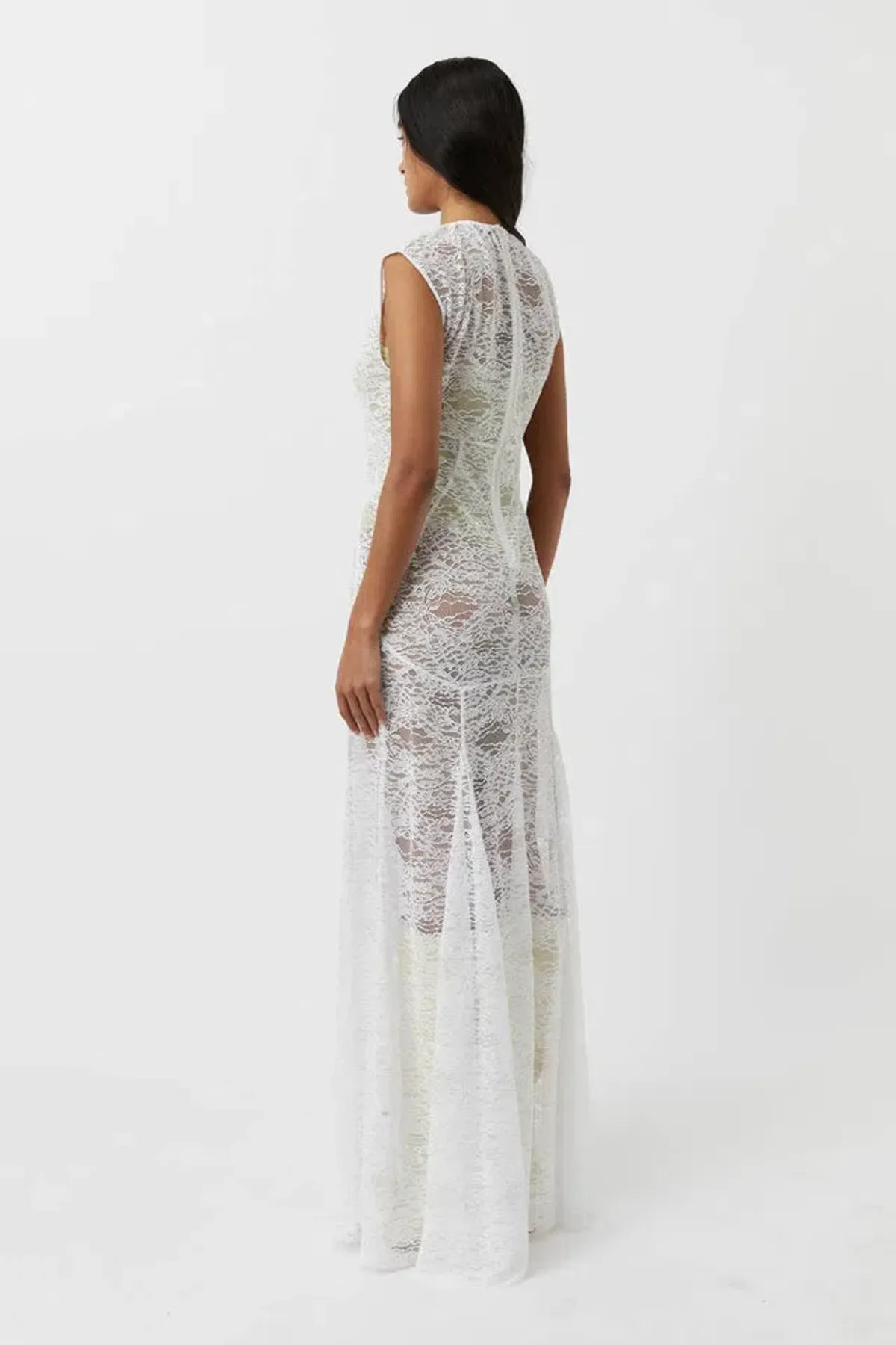 Camilla Marc Angelo Lace Dress White Size 6 - Image 3
