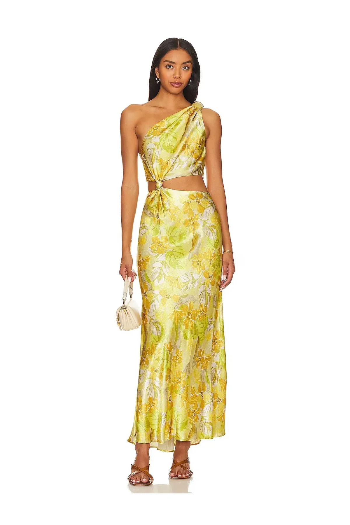 Bec & Bridge Harper Maxi Dress Citrus Floral Size AU 6 - Image 1