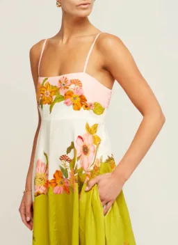 Alemais - Silas Sundress Floral - Size 8 for rent on The Volte - image 2