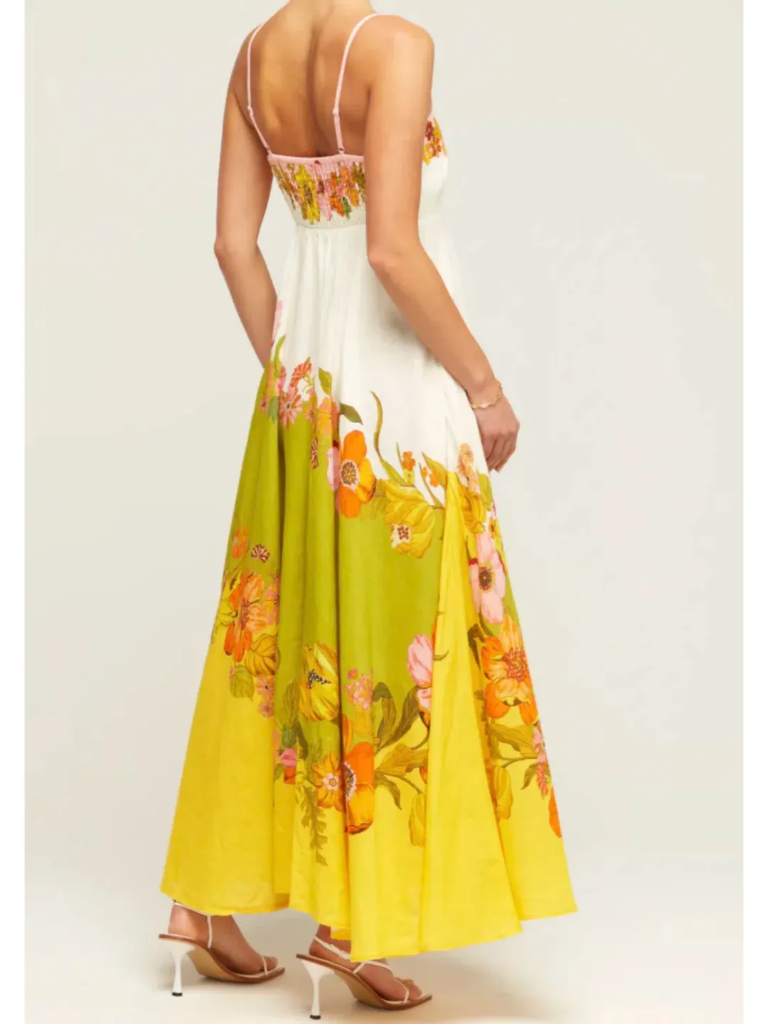 Alemais - Silas Sundress Floral - Size AU 14 for rent on The Volte - main image