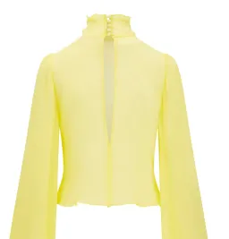Rat & Boa Lulema Blouse Lemon Yellow Size XL / AU 14 for rent on The Volte - image 5
