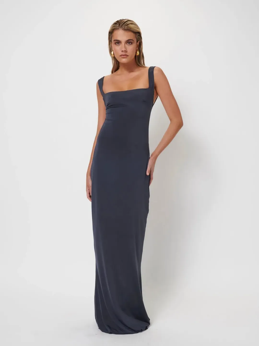 Effie Kats Helena Gown Thunder Size 8 for rent on The Volte - main image