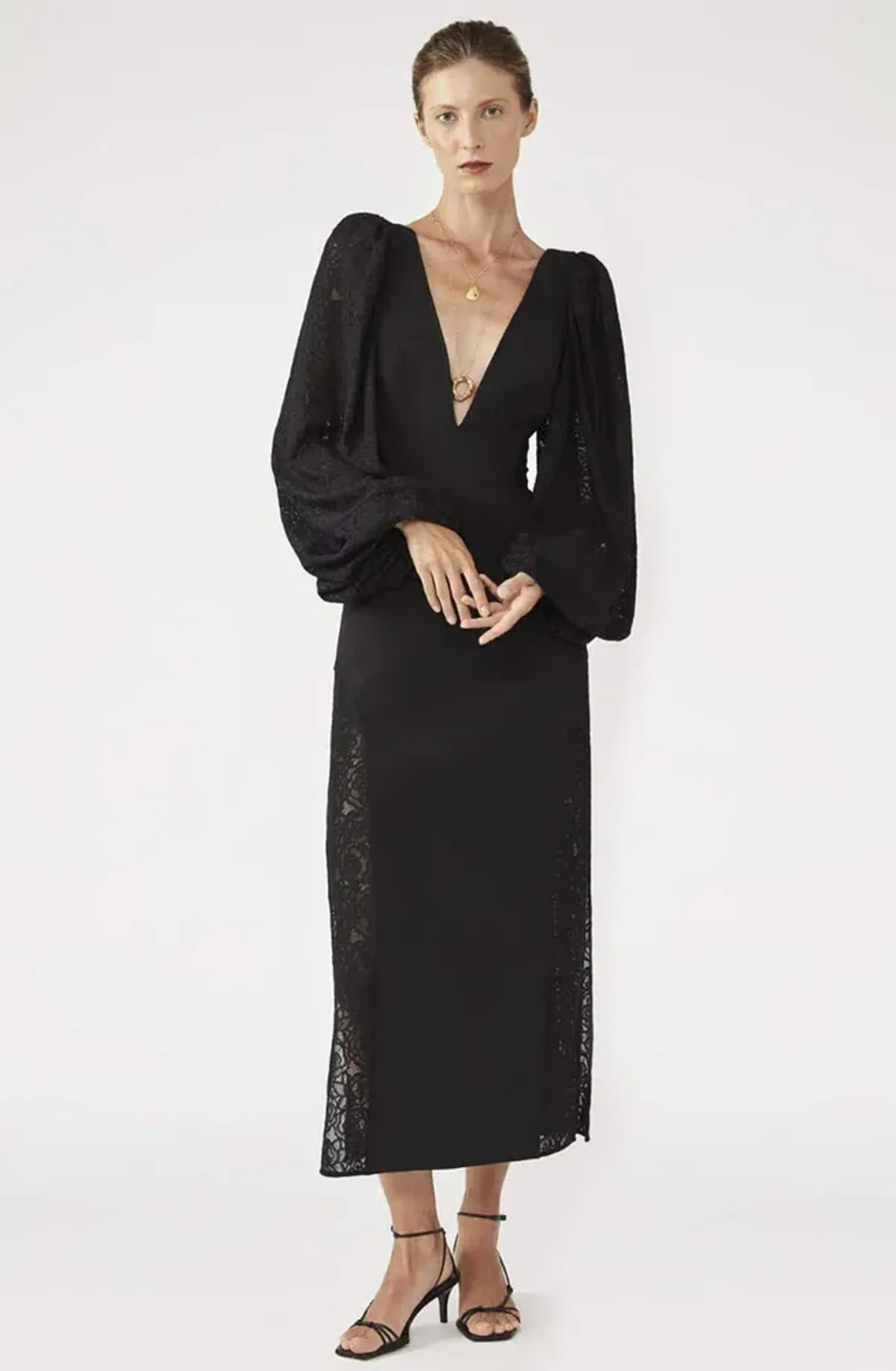Camilla and Marc Danica Midi Dress Black Size 10 - Image 5