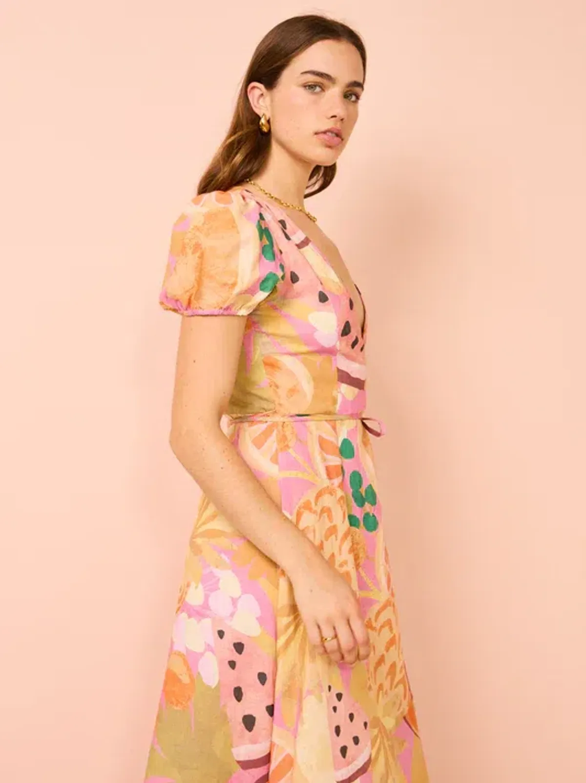 By Nicola - Fruit Punch Wrap dress Size 10 - Image 2