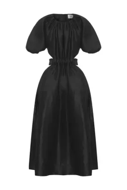 AJE - Mimosa Cut Out Midi Dress Black - Size 12 for rent on The Volte - image 4