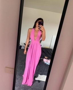 Jill Stuart Deep V Gown size 8 for rent on The Volte - image 4