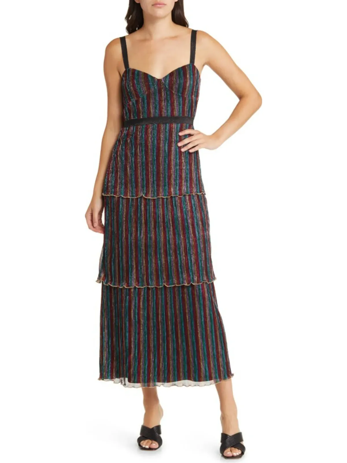 Saylor Aviva Dress Multi Size M / AU 10 for rent on The Volte - main image