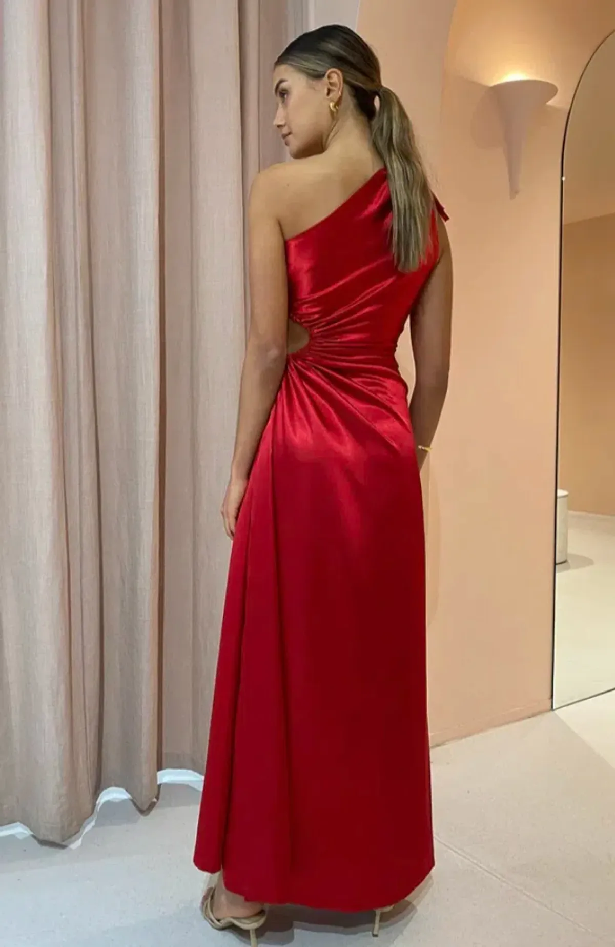 Sonya Moda Nour Scarlet Dress Red Size AU 8 - Image 2
