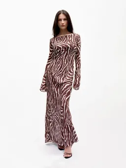 Réalisation Par Gia Dress Zebra Print Size S / AU 8 for rent on The Volte - image 1