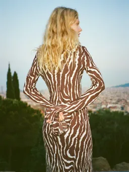 Réalisation Par Gia Dress Zebra Print Size S / AU 8 for rent on The Volte - image 2