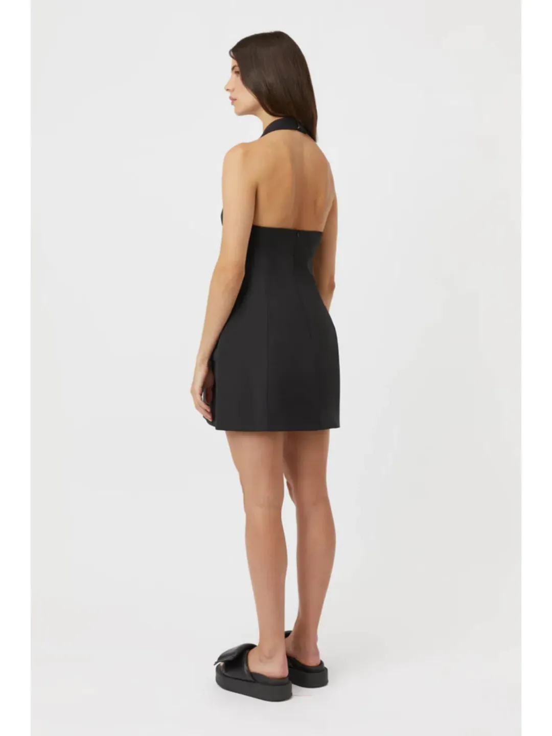 Camilla & Marc Petra Mini Dress Black Size AU 12 for rent on The Volte - main image