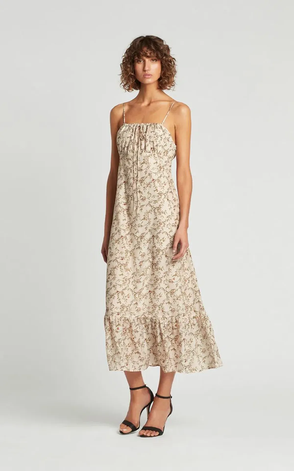 Sir The Label Annalie Tiered Maxi Dress Print Size 0/ AU 6 for rent on The Volte - main image