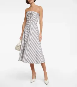 Zimmermann High Tide lace Midi Dress Print Size 1 / AU 10 for rent on The Volte - image 1