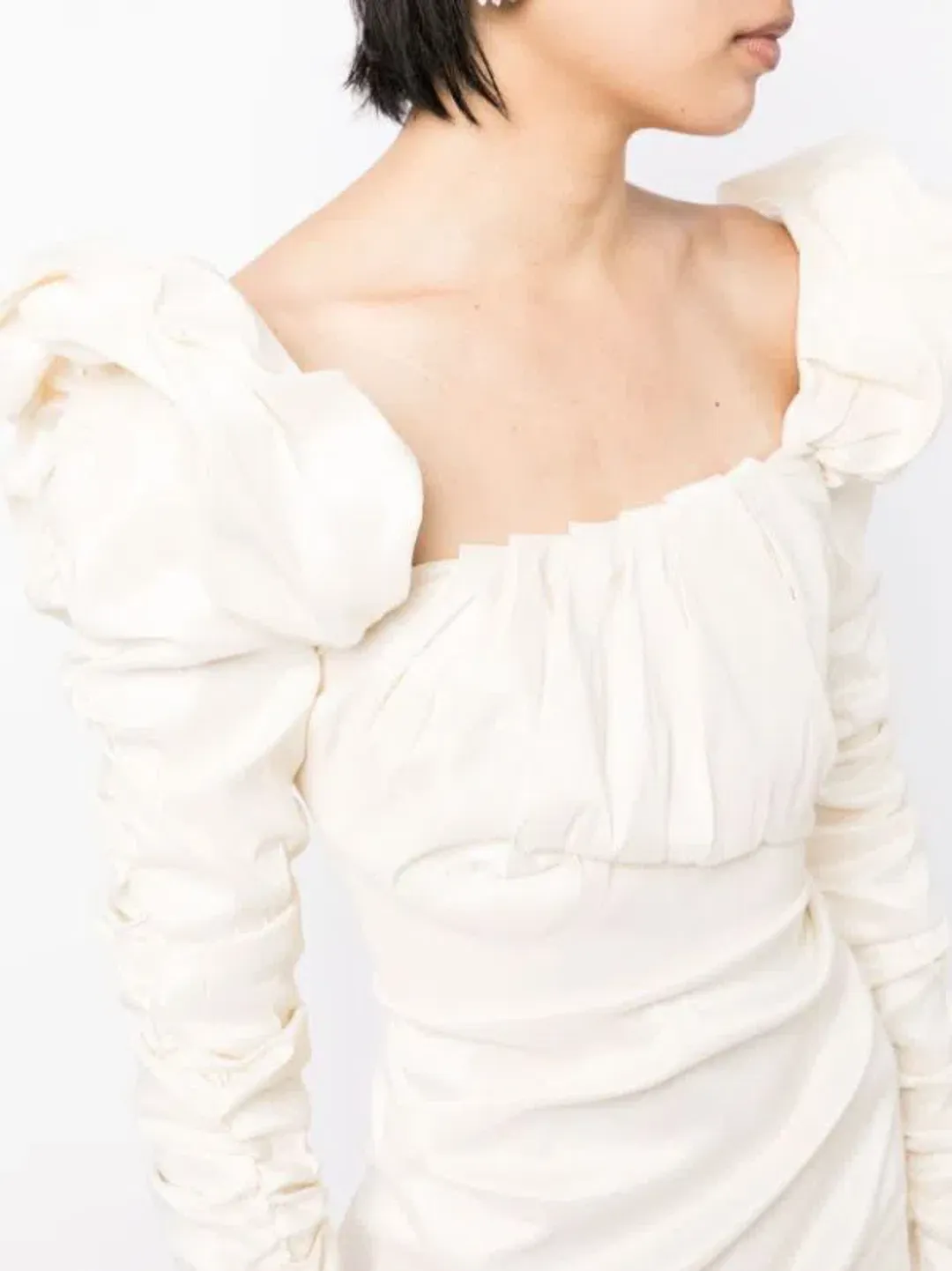 Rachel Gilbert Kalina Mini Dress in Coconut Size 16 for rent on The Volte - main image