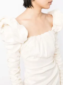 Rachel Gilbert Kalina Mini Dress in Coconut Size 16 for rent on The Volte - image 2