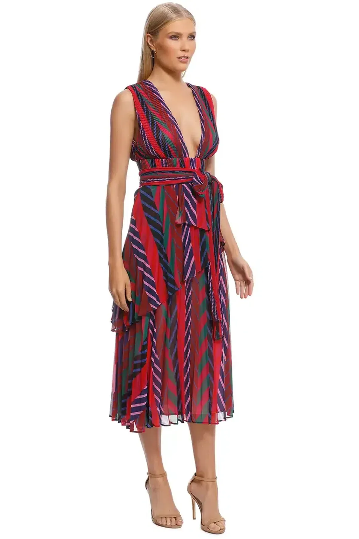 Talulah Sugar and Spice Midi Dress Multi Size 10 - Image 2