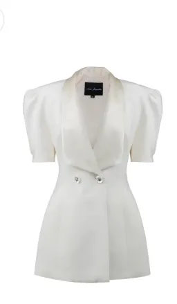 Nana Jacqueline Alia Mini Dress White Size XS / AU 6 for rent on The Volte - image 5