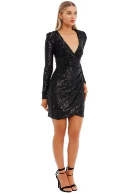 Nookie Fantasy Mini Dress in Black Size 10 for rent on The Volte - image 2