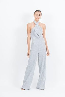 ONE FELL SWOOP Emily Linen Jumpsuit Size 8 for rent on The Volte - image 4