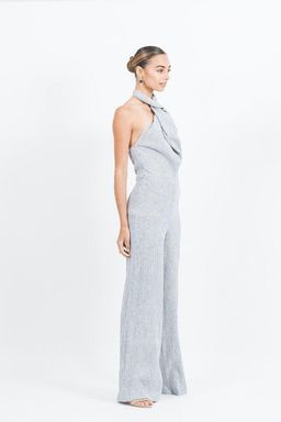 ONE FELL SWOOP Emily Linen Jumpsuit Size 8 for rent on The Volte - image 7