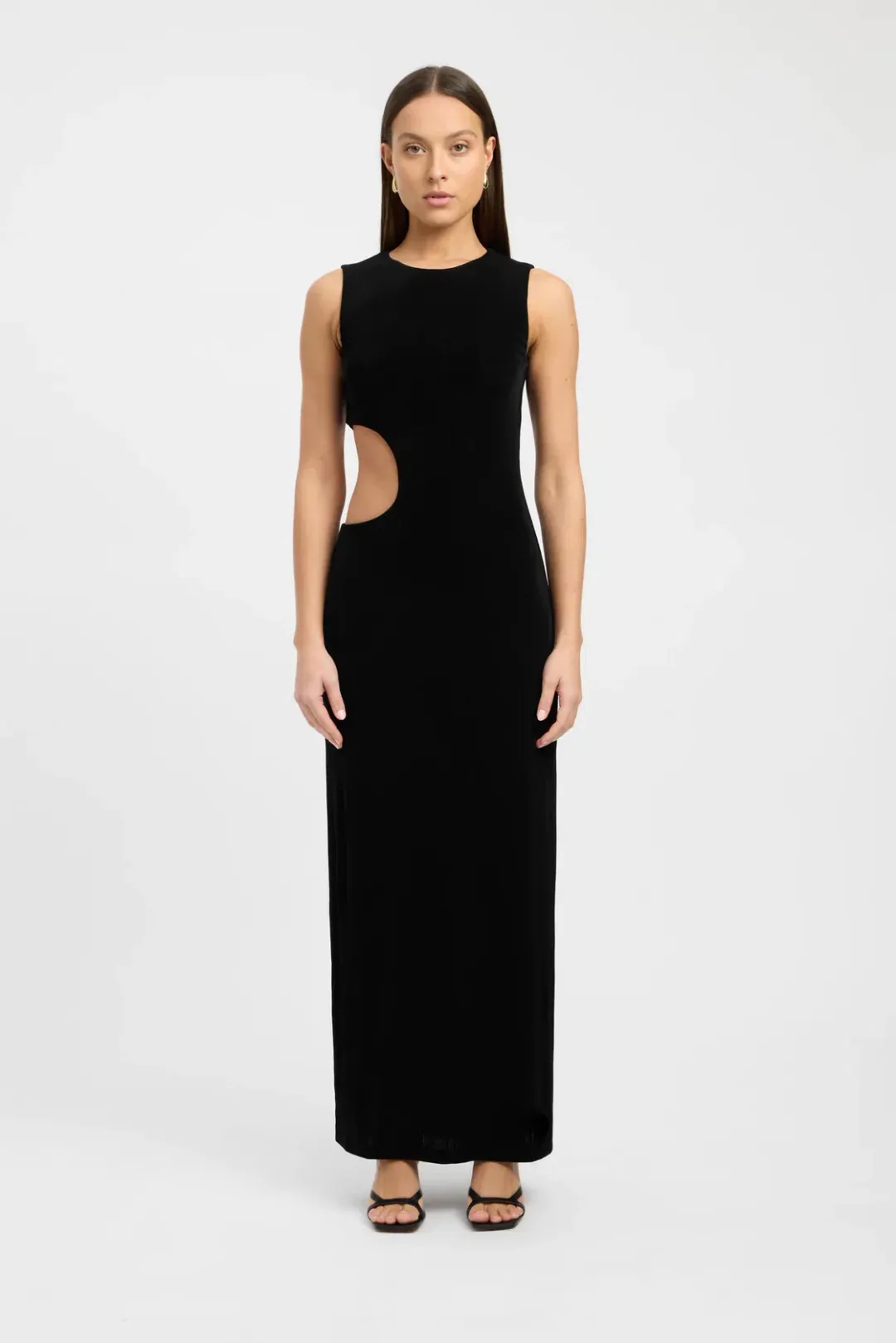 Kookai Margot Maxi Dress Black Size 8 for rent on The Volte - main image