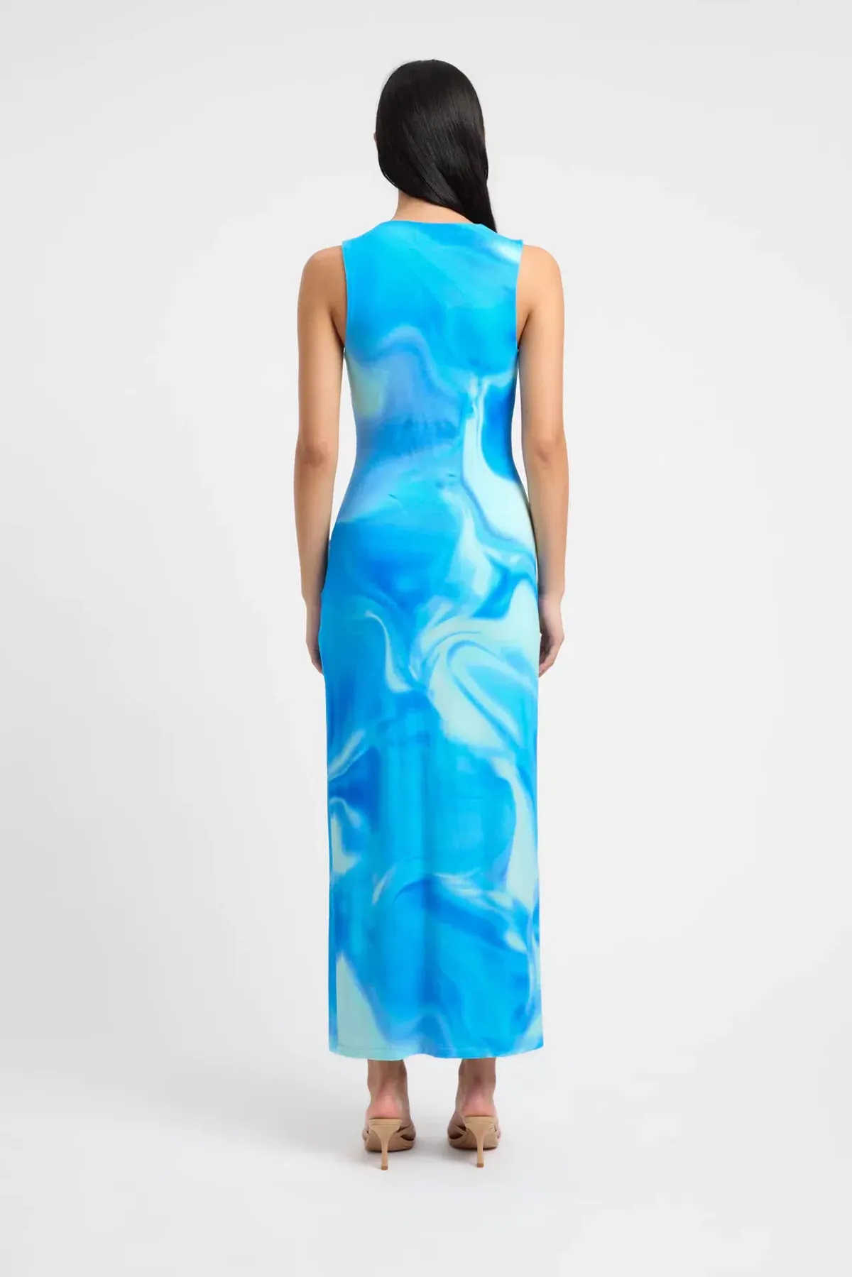 Kookai Haven Maxi Dress Blue Size 8 - Image 3