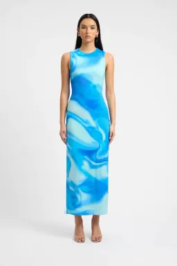 Kookai Haven Maxi Dress Blue Size 8 for rent on The Volte - image 1