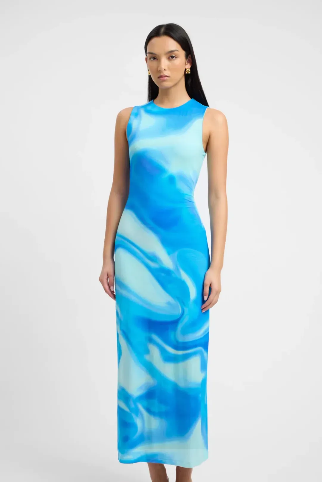 Kookai Haven Maxi Dress Blue Size 8 for rent on The Volte - main image